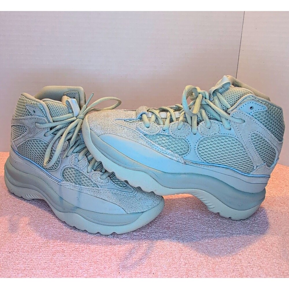 adidas Yeezy Desert Boot “Salt” Men’s High Top Lace Up Sneakers Blue FV5677